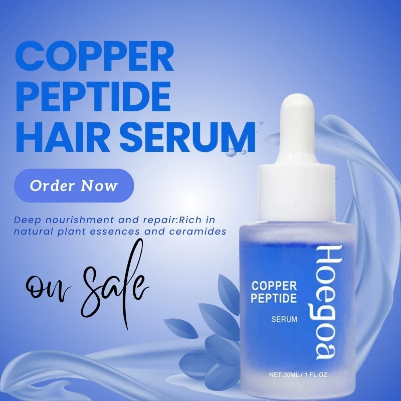 Copper Peptide Hair Density Serum - Deep Nourishment Anti-Hair Loss Growth Treatment