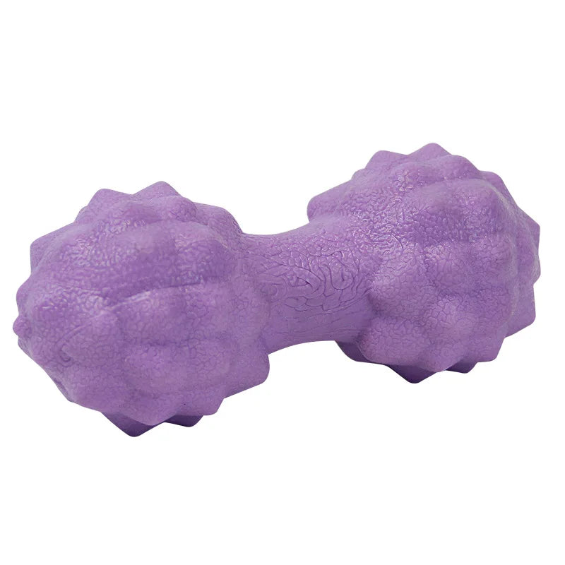 Textured Massage Ball by Cedar & Moore, purple dual-therapy ball for muscle relief and deep tissue release