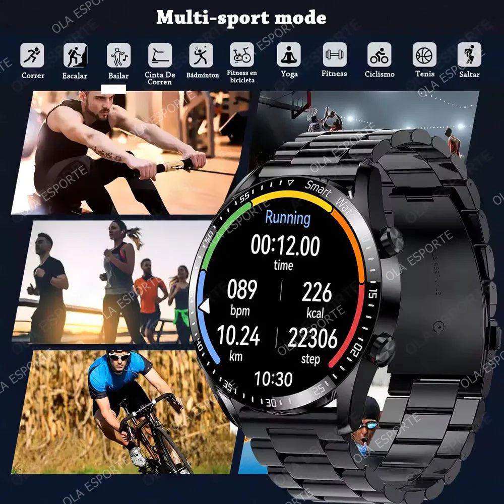 Ola Esporte Smart Watch - 1.5" HD Round Display with Bluetooth Calling & GPS Tracking