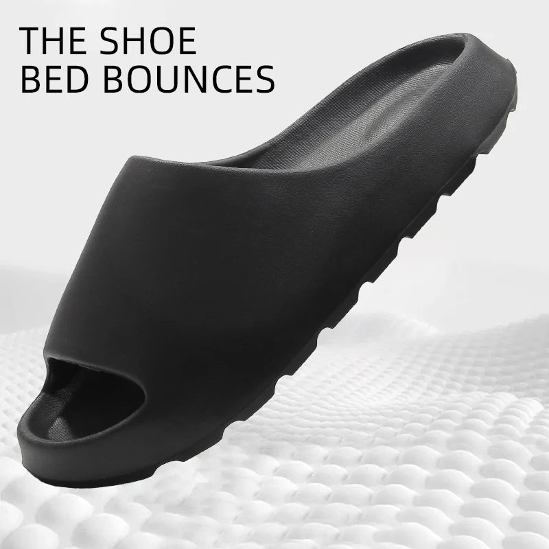 EVA Men's Slide Slippers - Anti-Slip Thick Sole for Indoor & Outdoor Comfort