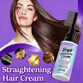 Keratin Protein Hair Straightening Cream with Comb by Sevich, purple label 100ml salon treatment