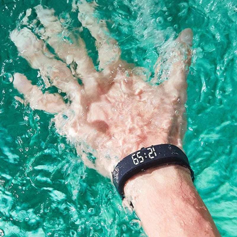 Smart Multifunctional Wristband Fitness Tracking Bracelet IP65 Waterproof Sports LED