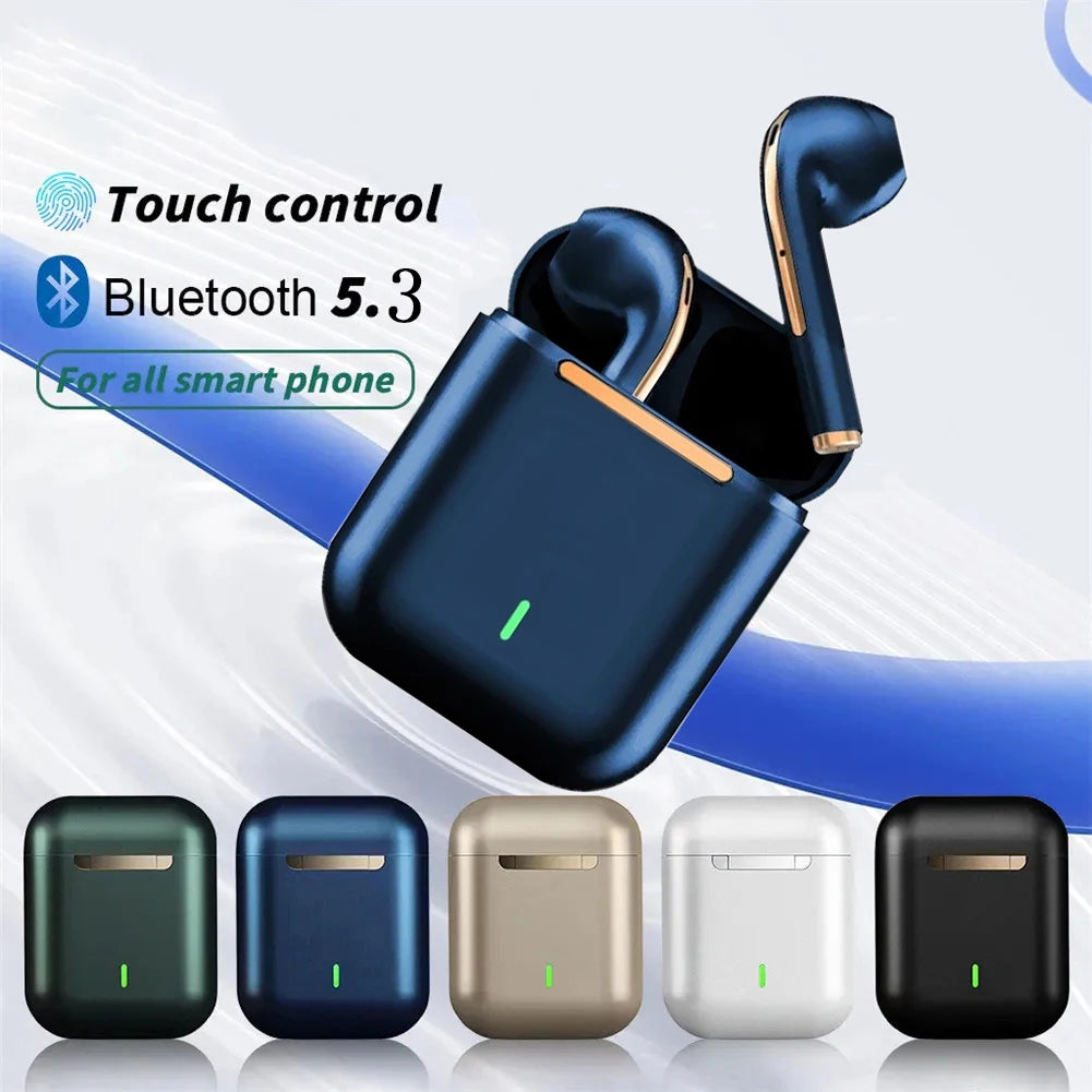 J18 TWS Wireless Earbuds - Bluetooth 5.3 Headphones with Noise Cancelling
