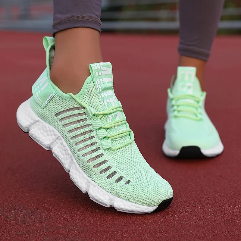 Women's Breathable Sneakers - Lightweight Running & Sport Shoes