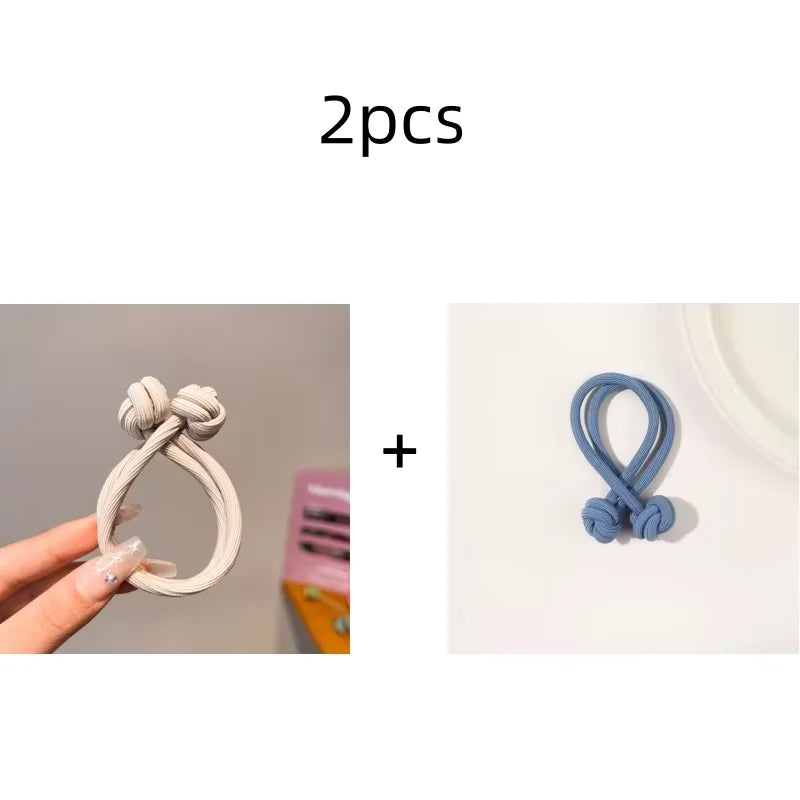 Simplicity Stretch Rubber Hair Ties - High Elasticity Fashion Scrunchies for Women