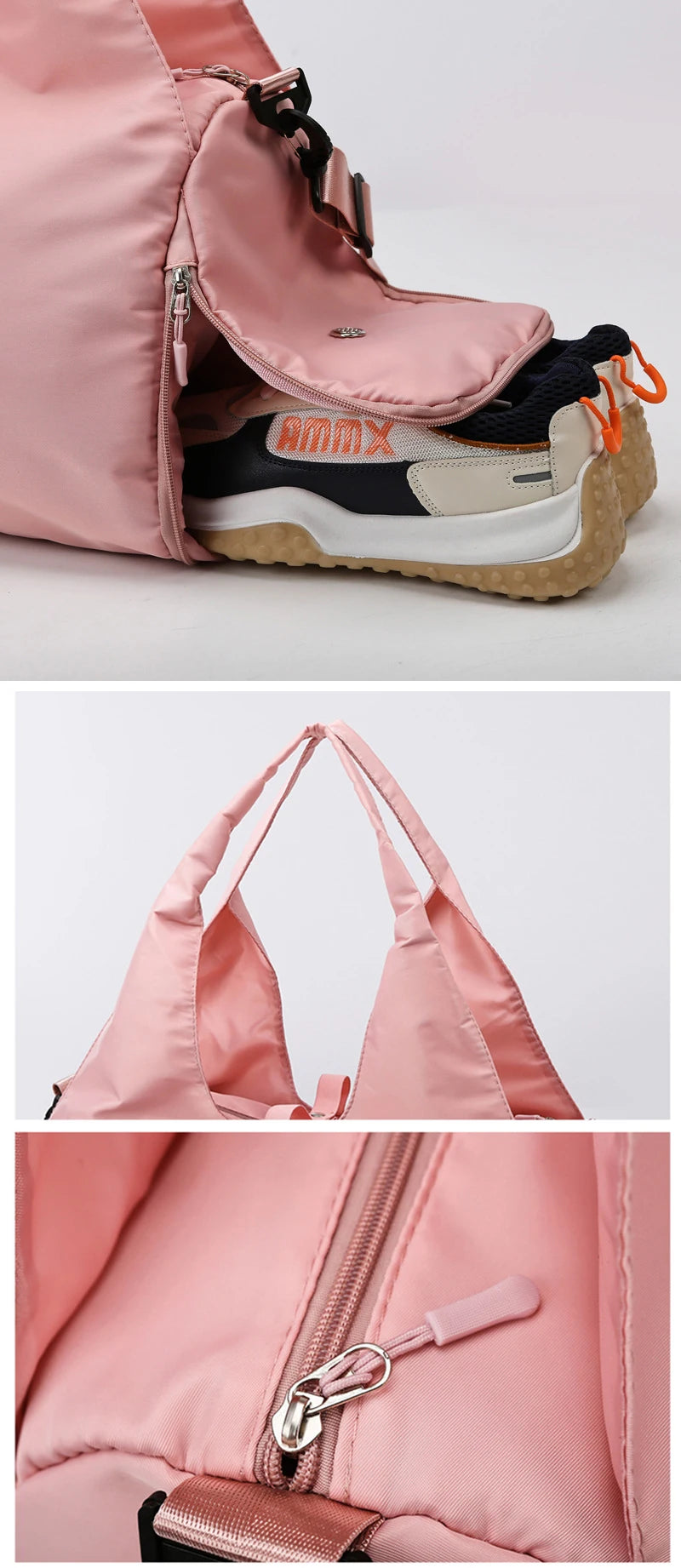 Women's Sport Gym Bag - Waterproof with Separate Shoe Compartment