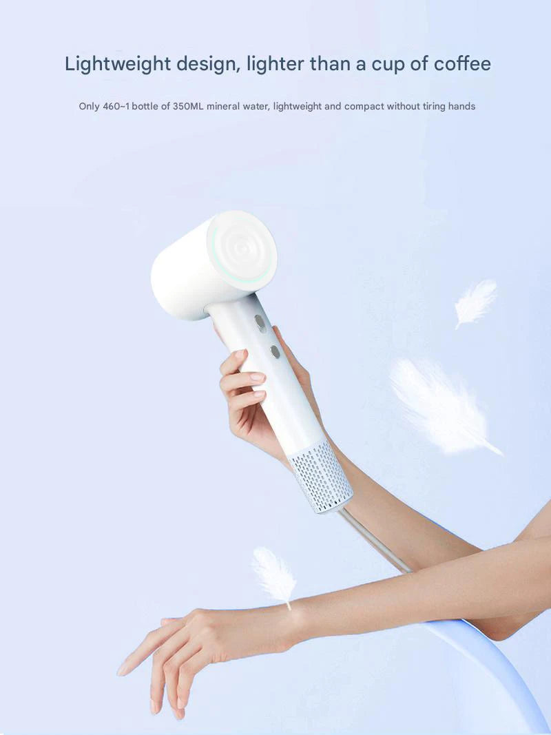 Professional Negative Ion Hair Dryer - Temperature Control with Hot & Cold Air for Powerful Gentle Care