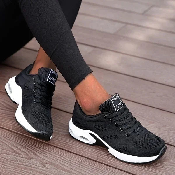 Women's Breathable Mesh Running Shoes - Lightweight Athletic Sneakers for Walking & Sports