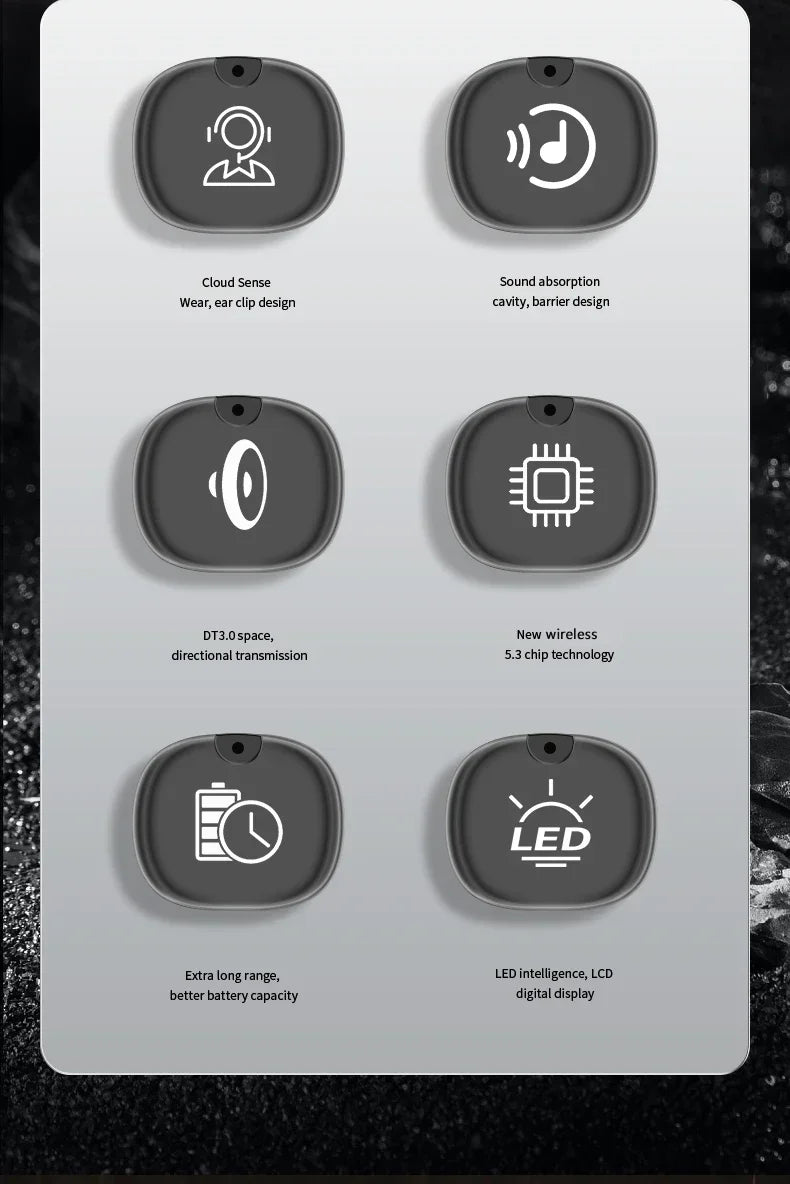 TWS Wireless Sport Earbuds - Bluetooth Headphones with Dual Mic & Waterproof Design