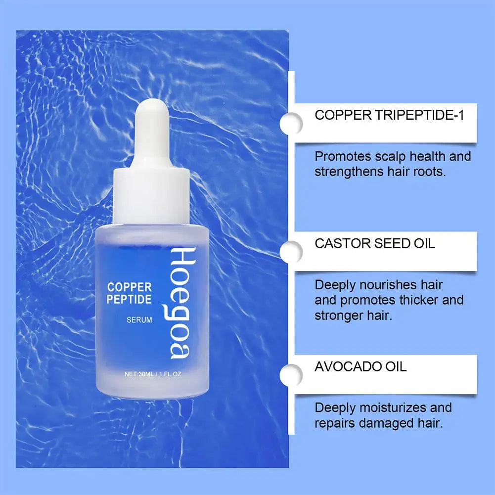 Copper Peptide Hair Density Serum - Deep Nourishment Anti-Hair Loss Growth Treatment