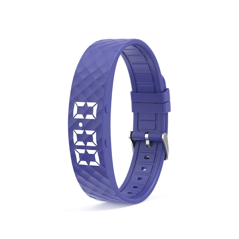 Smart Multifunctional Wristband Fitness Tracking Bracelet IP65 Waterproof Sports LED