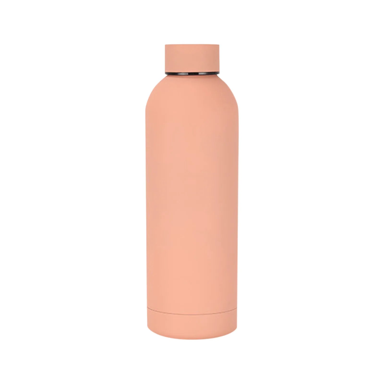 500ml insulated stainless steel water bottle by Cedar & Moore in peach pink