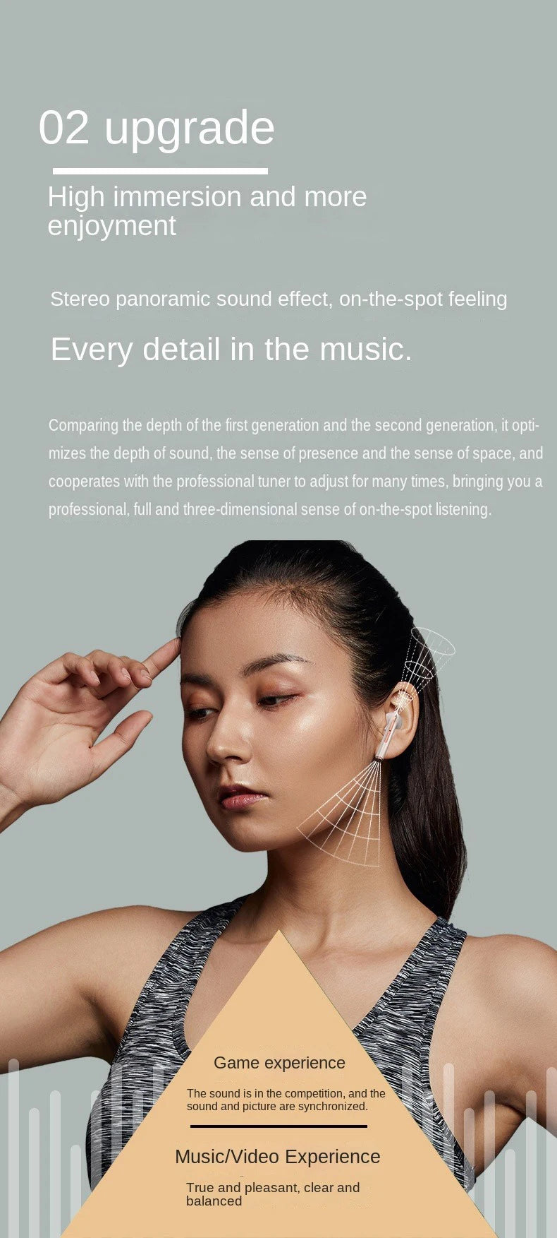 J18 TWS Wireless Earbuds - Bluetooth 5.3 Headphones with Noise Cancelling