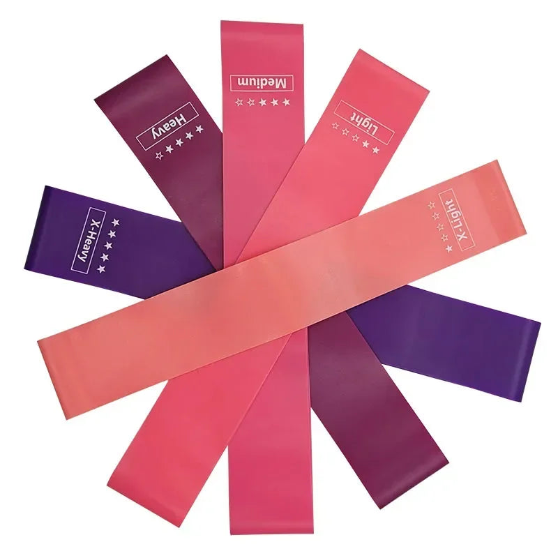 Premium Rubber Resistance Bands - Yoga & Pilates Workout Equipment