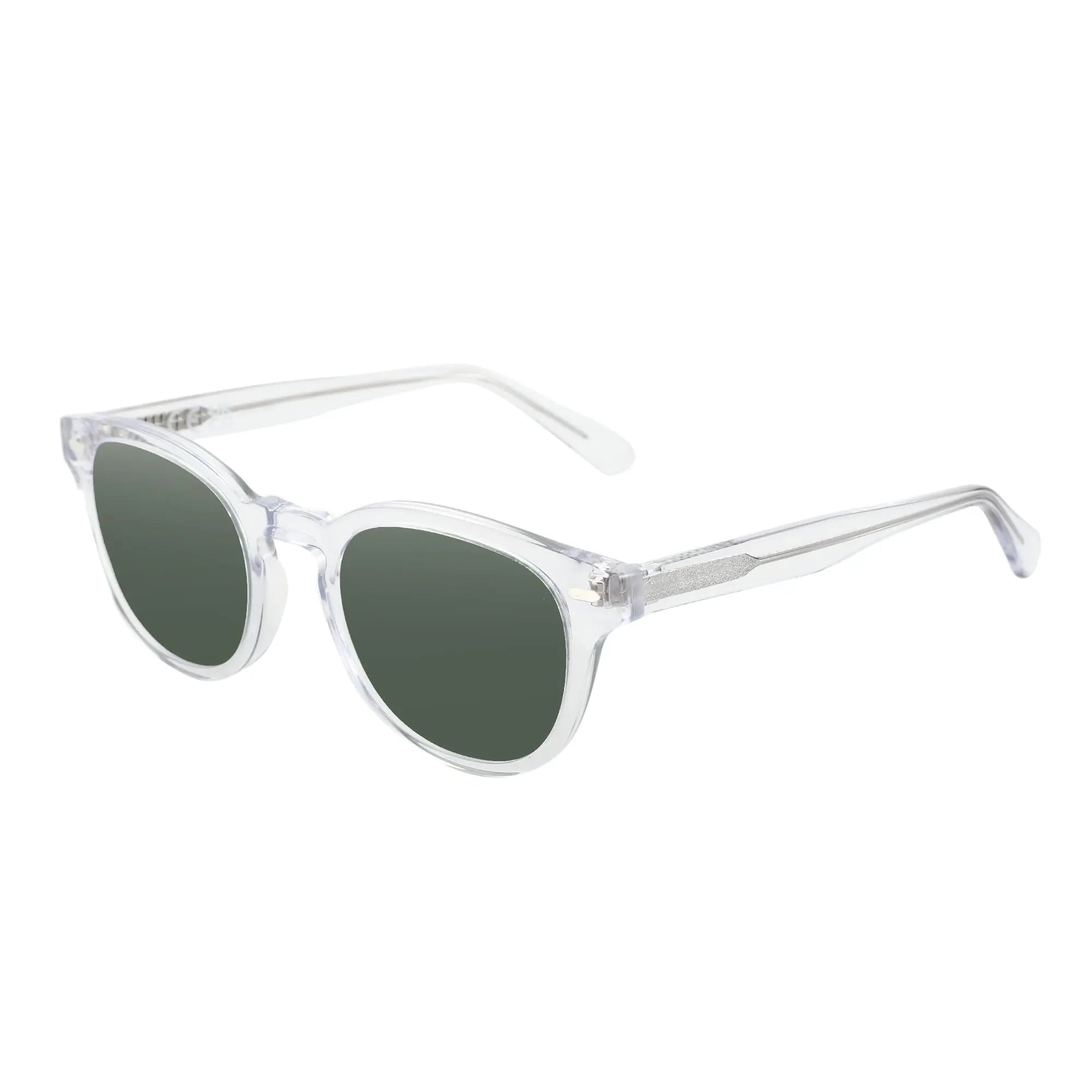 ZENOTTIC Round Polarized Sunglasses - Eco-Friendly Acetate Retro UV400 Protection