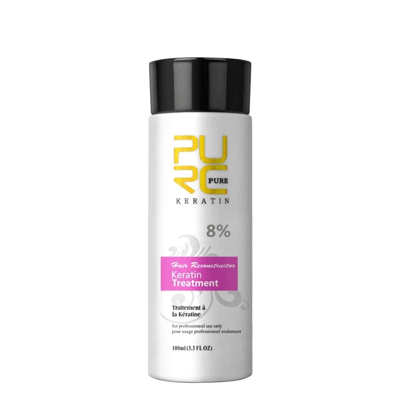 PURC Brazilian Keratin Hair Treatment - Professional Straightening & Smoothing System