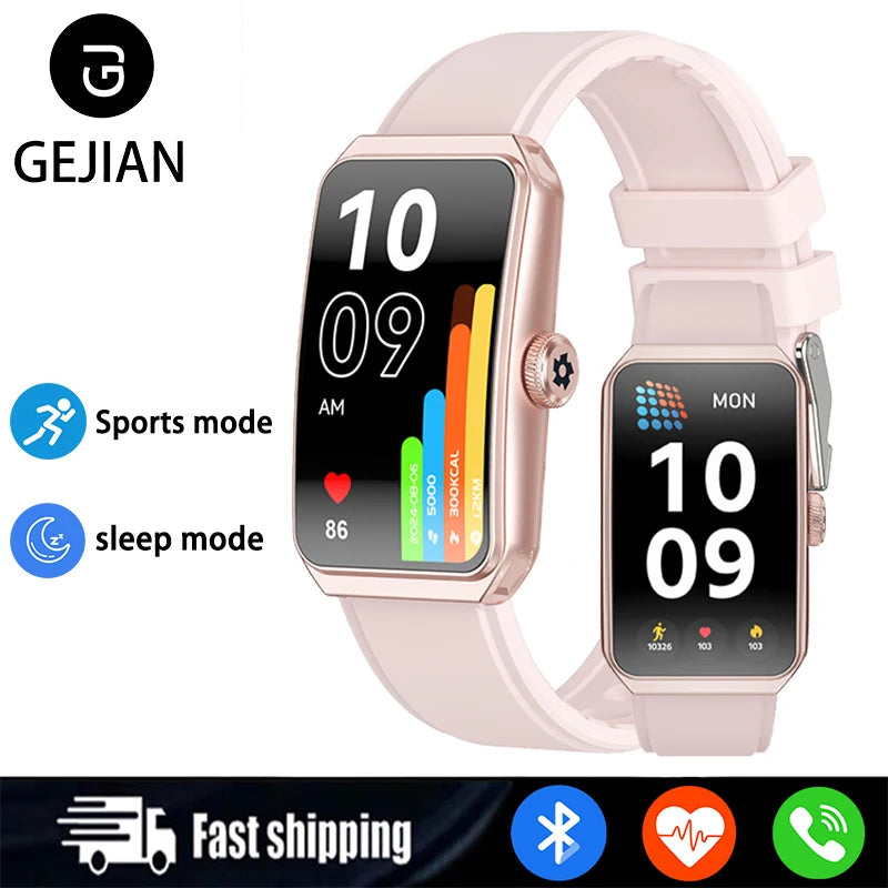 GEJIAN R11 Fashion Smart Watch - 1.47" TFT Display with Health Monitoring & IP68 Waterproof
