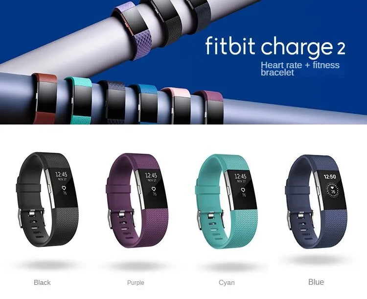 Fitbit Charge 2 Smart Fitness Wristband Heart Rate Monitor