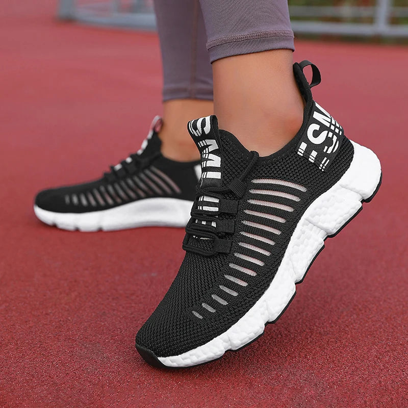Women's Breathable Sneakers - Lightweight Running & Sport Shoes