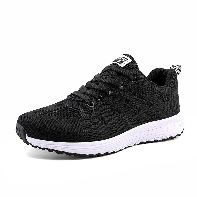 Women's Breathable Mesh Walking Shoes - Lightweight Slip-On Athletic Sneakers
