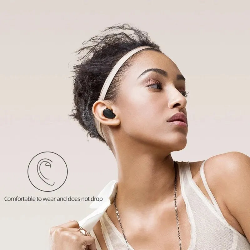 TWS A6S Wireless Bluetooth Earbuds - Active Noise Cancelling Headphones with Mic