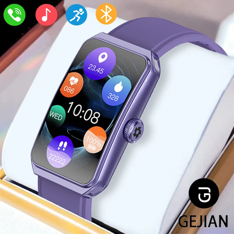 GEJIAN R11 Fashion Smart Watch - 1.47" TFT Display with Health Monitoring & IP68 Waterproof