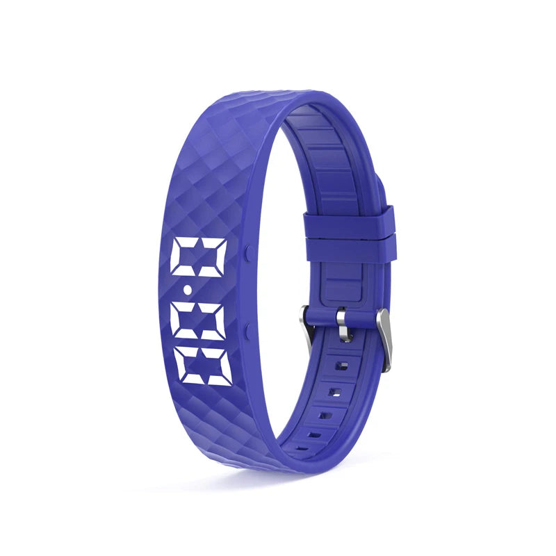 Smart Multifunctional Wristband Fitness Tracking Bracelet IP65 Waterproof Sports LED