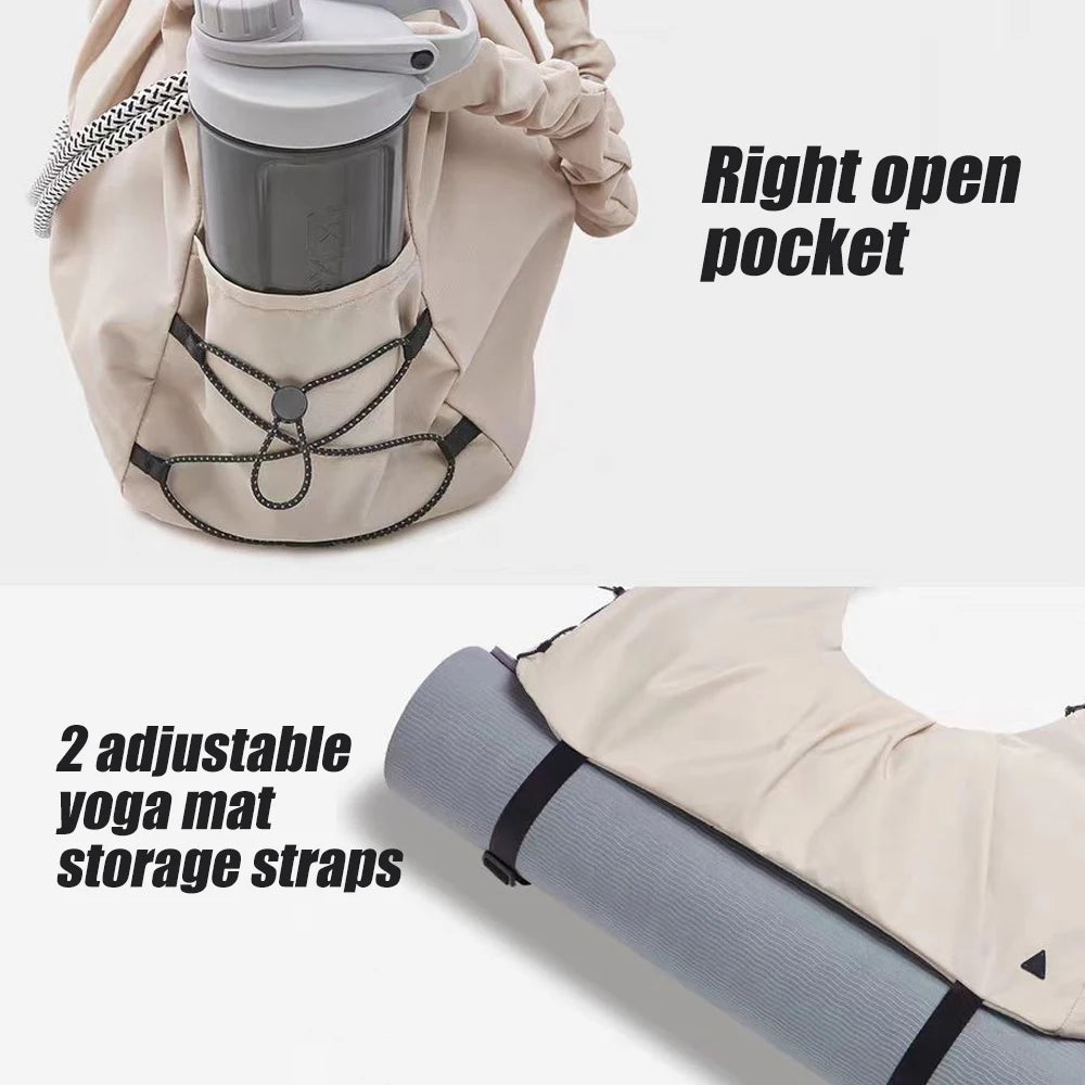Yoga Gym Bag for Women - Shoes Compartment & Wet Dry Storage