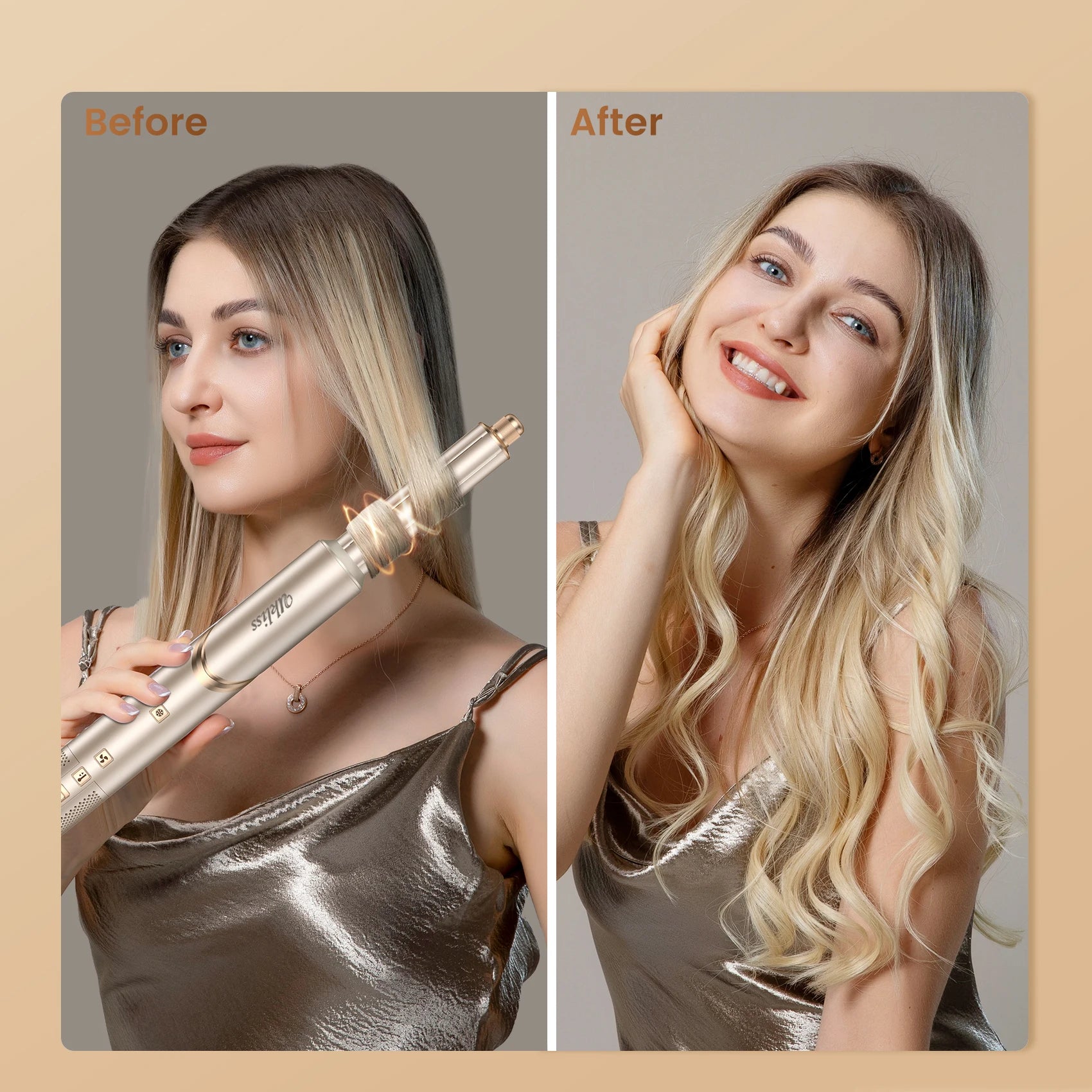 8-in-1 Professional Hair Styling Set - 110,000 RPM Brushless Motor Dryer with Complete Styling Tools
