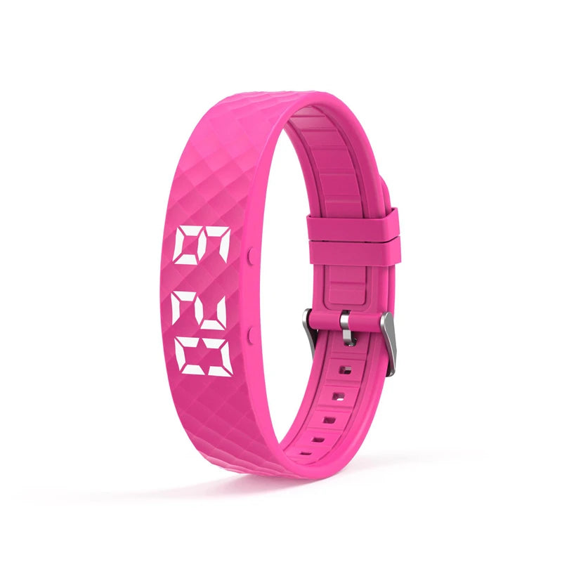 Smart Multifunctional Wristband Fitness Tracking Bracelet IP65 Waterproof Sports LED