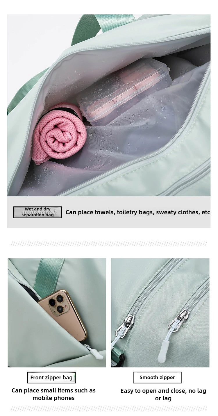 Women's Wet Dry Fitness Duffle Bag