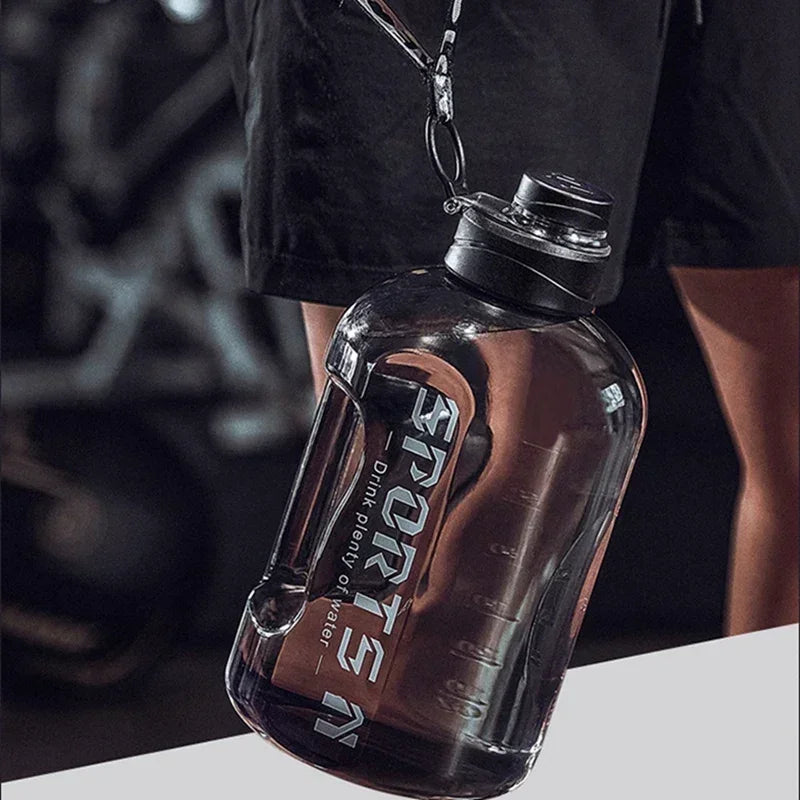 Large Capacity Water Bottle - 1.7L/2.7L BPA-Free Sports Bottle for Gym & Outdoor Activities