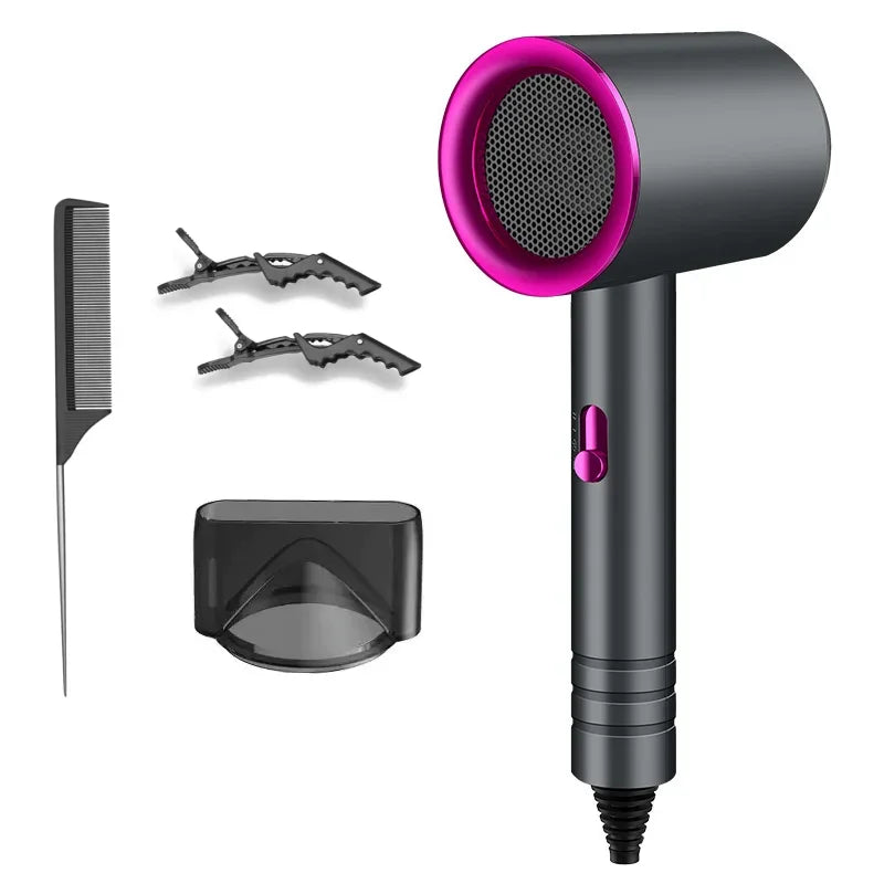 Professional Salon Hair Dryer - Ionic Heat Protection with Titanium Alloy Blades