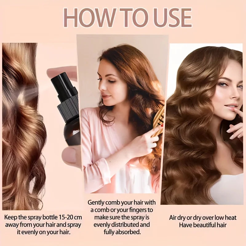 GSWP Keratin Hair Spray with Castor Oil & Argan Oil - Lightweight Moisture Treatment