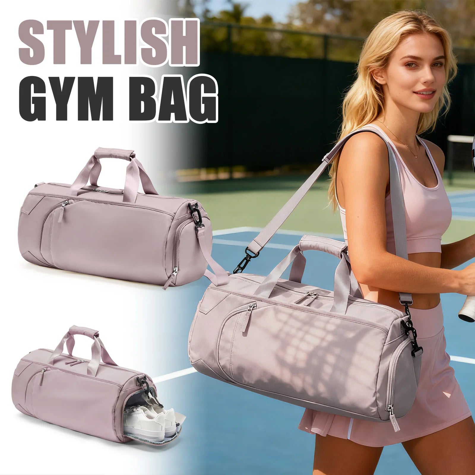 Gym Duffle Bag with Shoe & Wet Compartment - Ultimate Sports Bag