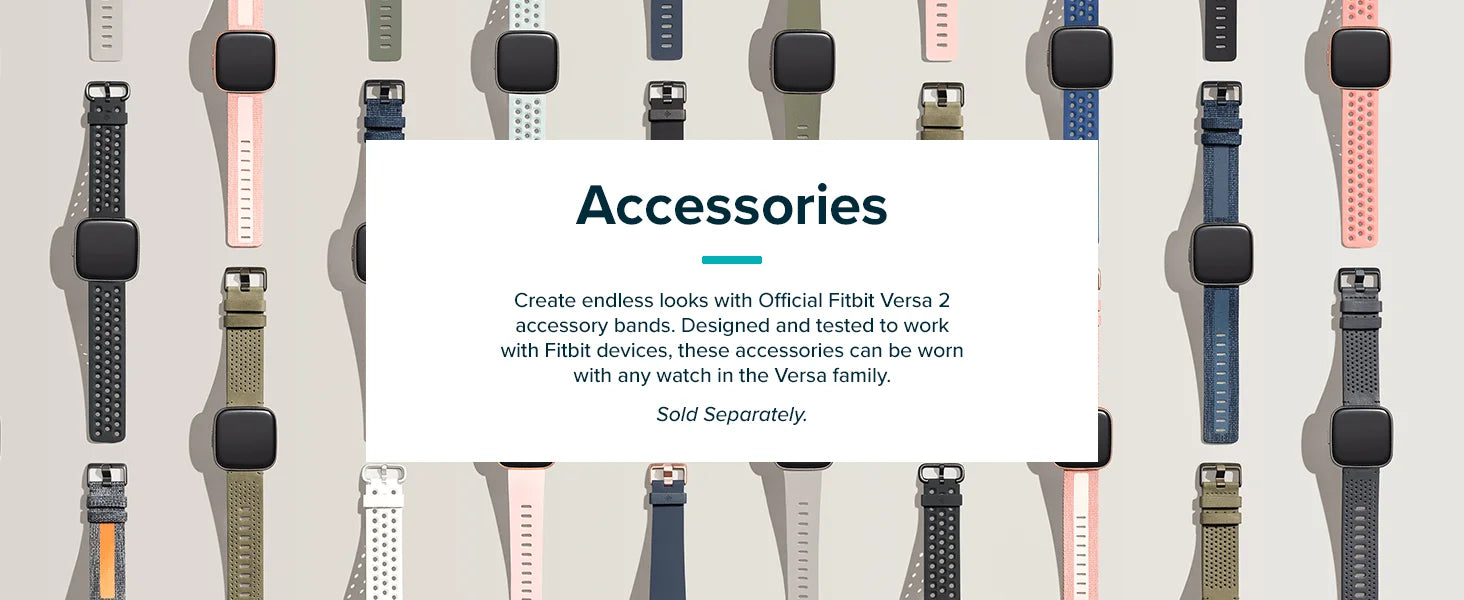 Fitbit Versa 2 Health and Fitness Smartwatch - Heart Rate Music Alexa Sleep Swim Tracking