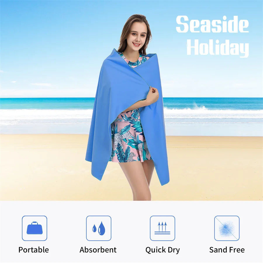 100% Microfiber Sports Towel Quick Dry
