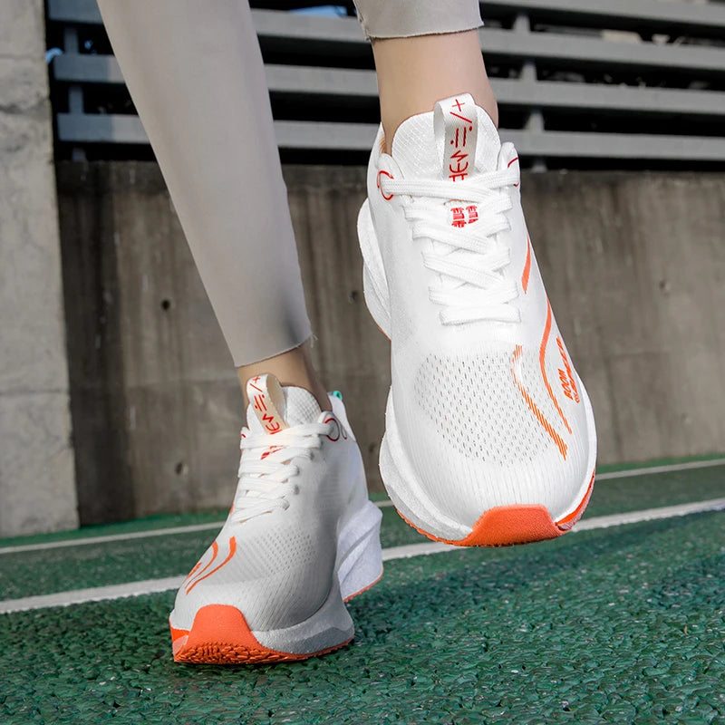 Carbon Board Athletic Running Shoes - Professional Marathon Lightweight Cushioning Sneakers