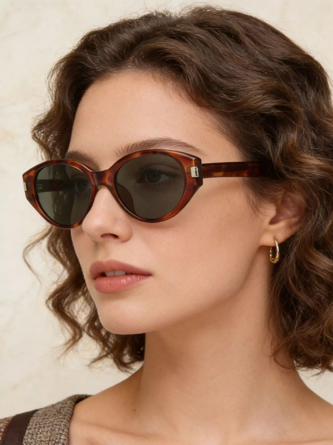 Cedar & Moore Lightweight cat-eye sunglasses, tortoiseshell frame with UV protection lenses