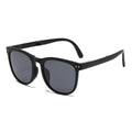 Cedar & Moore Lightweight UV Protection Sunglasses, black frame with gray lenses, Trendsi, 1 pair