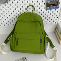 Cedar & Moore Casual Lightweight Drawstring Backpack Bag, medium, green fabric